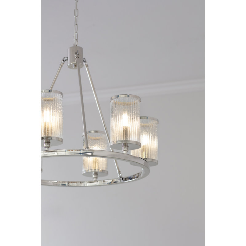 Ravens 6 Light Wagon Wheel Chandelier Ravens 6 Light Wagon Wheel Chandelier